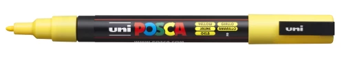 Uni Posca PC-3M 02 Acrylic Marker, Yellow