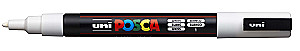 Akrüülmarker Uni Posca PC-3M 01, valge