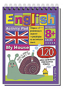 Paket. Großes Set von IQ-Spielen zum Erlernen der englischen Sprache. Niveau 3