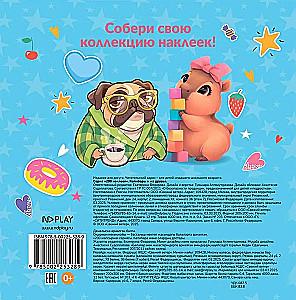 200 Stickers. Capybaras and Their Friends