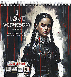 Sketchbook - I love Wednesday, 40 sheets