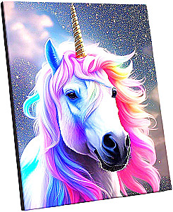 Diamantmalerei - Einhorn. 29 Farben