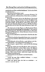Dwarf Nose and Other Favorite Fairy Tales = Der Zwerg Nase und andere Lieblingsmarchen