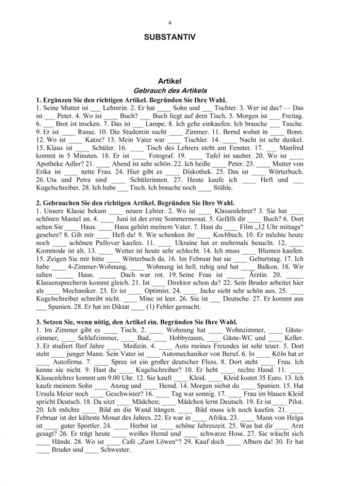 Gramatyka języka niemieckiego w ćwiczeniach