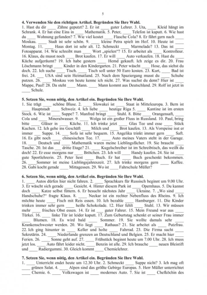Gramatyka języka niemieckiego w ćwiczeniach