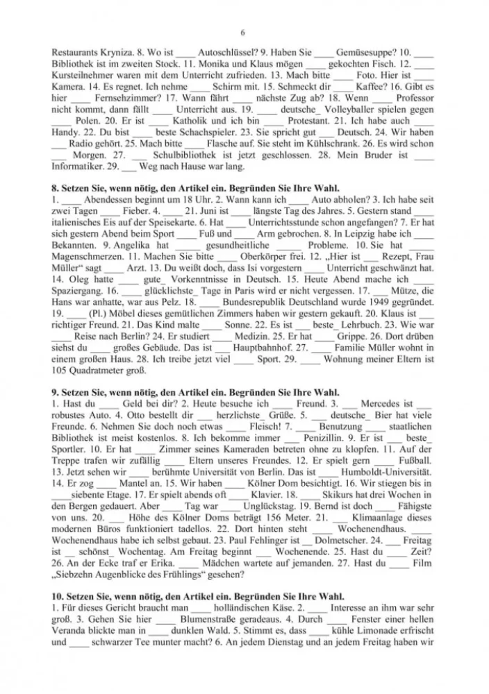 Gramatyka języka niemieckiego w ćwiczeniach