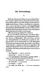 Pārvērtība = Die Verwandlung