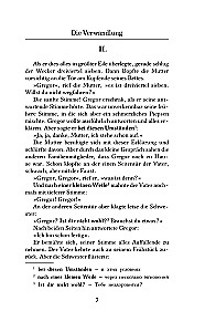 Pārvērtība = Die Verwandlung
