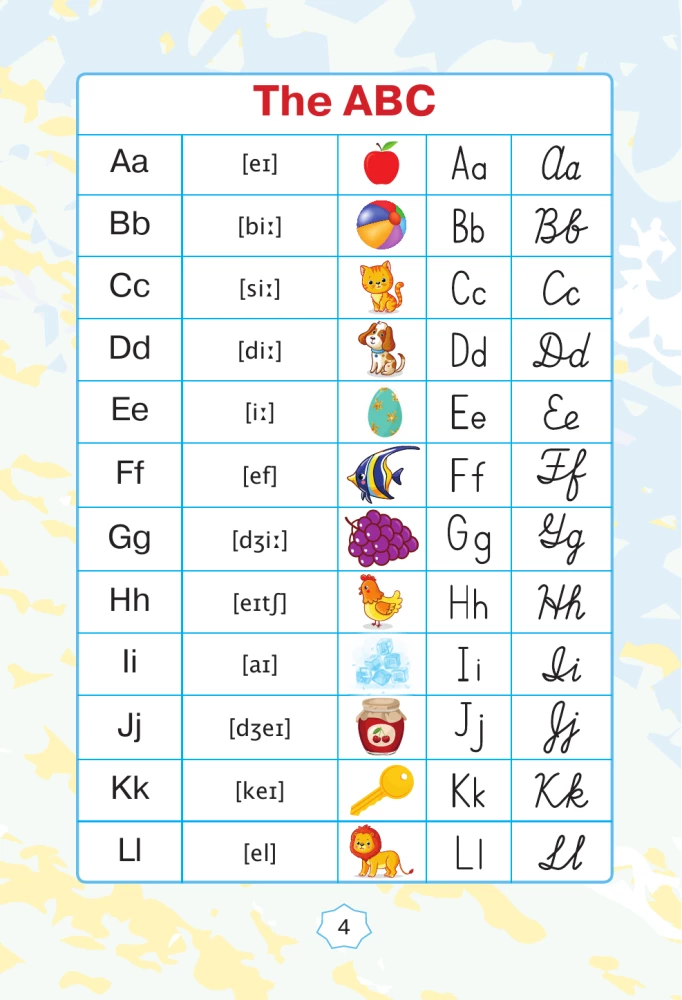 English Language. Handwriting. 2nd Grade