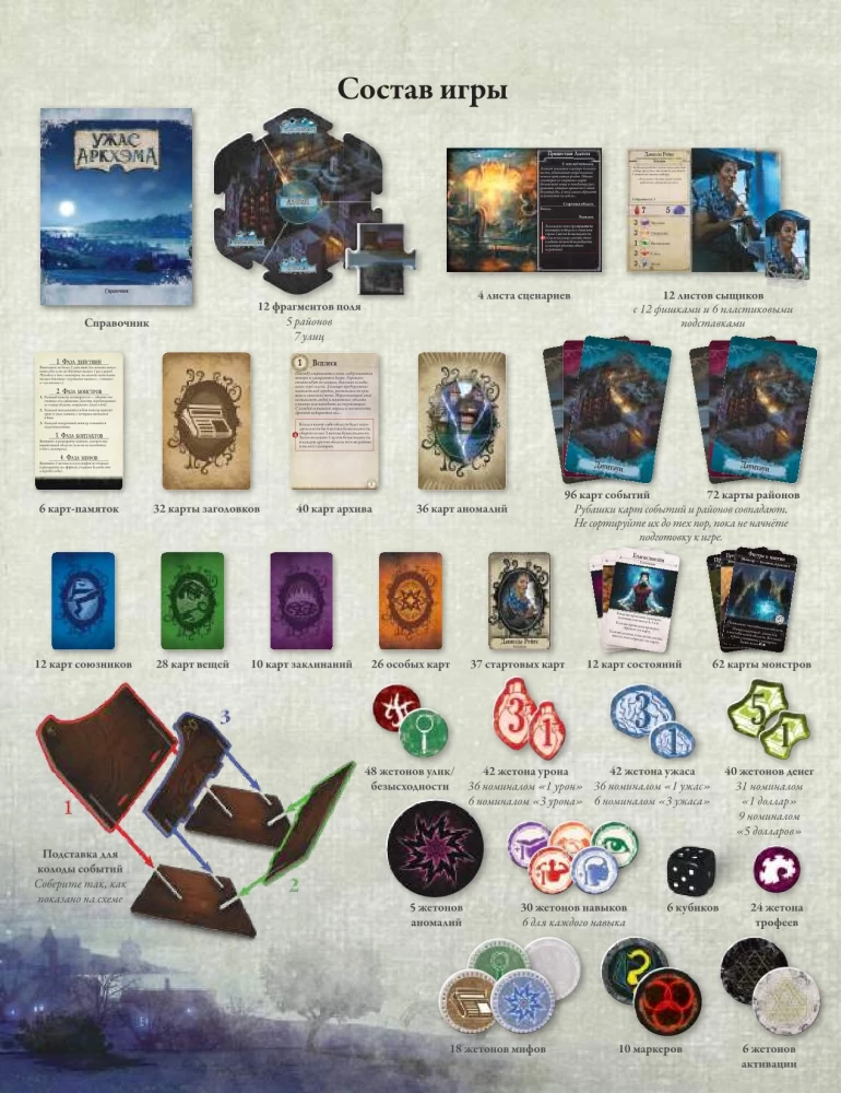 Brettspiel - Der Horror von Arkham. Dritte Edition