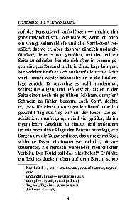 Przemiana = Die Verwandlung. Poziom 4