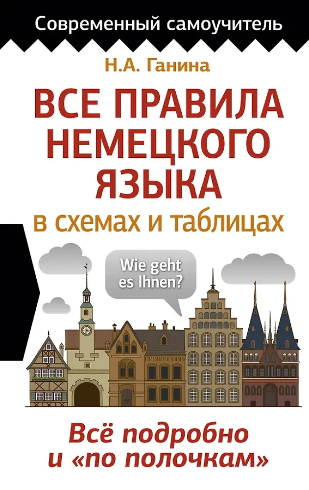 Visi Vācijas valodas noteikumi shēmās un tabulās