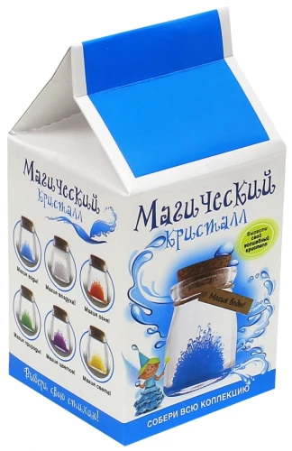 Kristālu audzēšanas komplekts. Burvju kristāls. Ūdens burvība. Zils