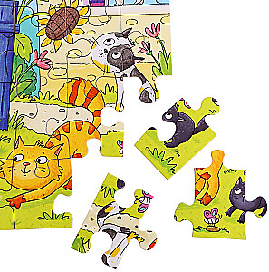Puzzle dla maluchów - 48: Psotne kocięta