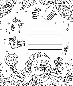 Creativity Album with Stickers. Handmade Gift. Beautiful Unicorns