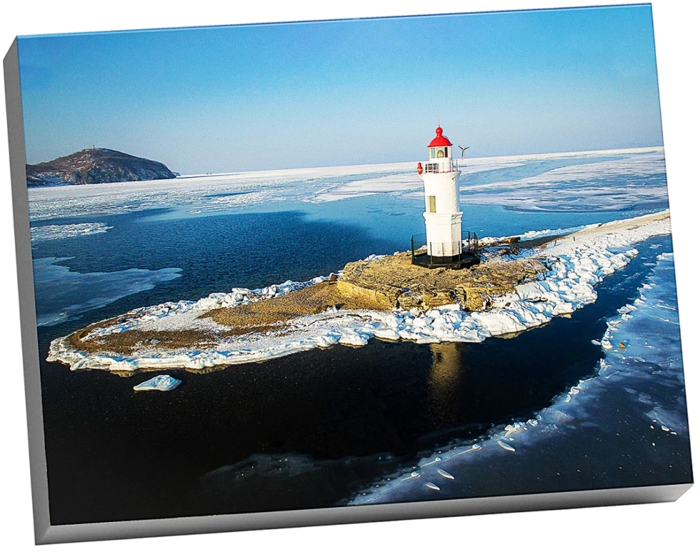Paint by Numbers - Tokarevsky Lighthouse. Vladivostok, 19 colors