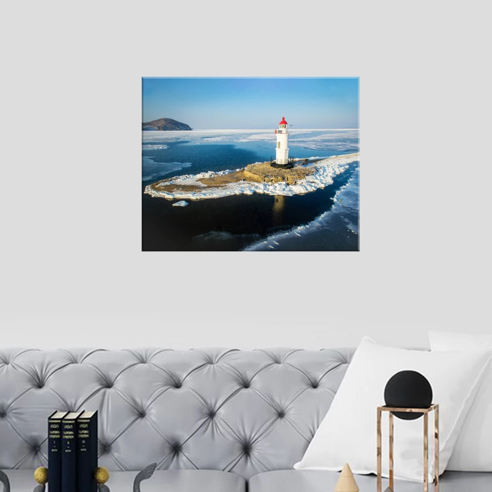 Paint by Numbers - Tokarevsky Lighthouse. Vladivostok, 19 colors