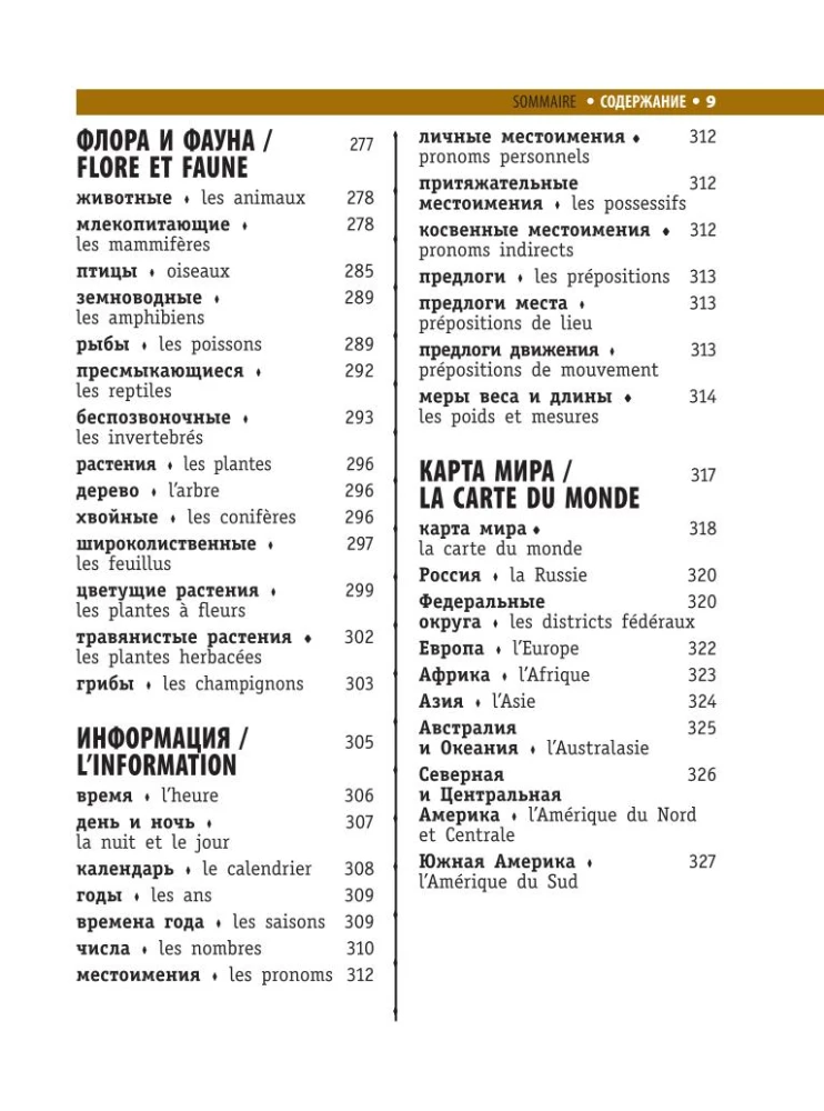 Französisch-russisches visuelles Wörterbuch