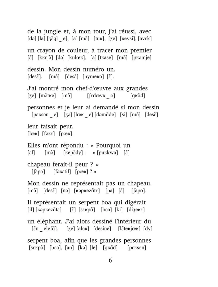 Mały książę w języku francuskim z wymową