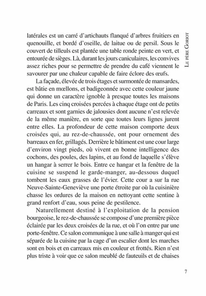 Le Pere Goriot / Der Vater Goriot