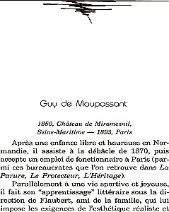 Novellen / Nouvelles
