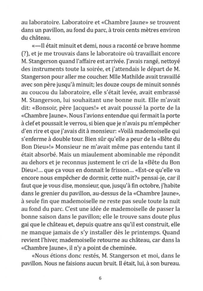 Das Geheimnis der gelben Kammer / Le mystere de la chambre jaune