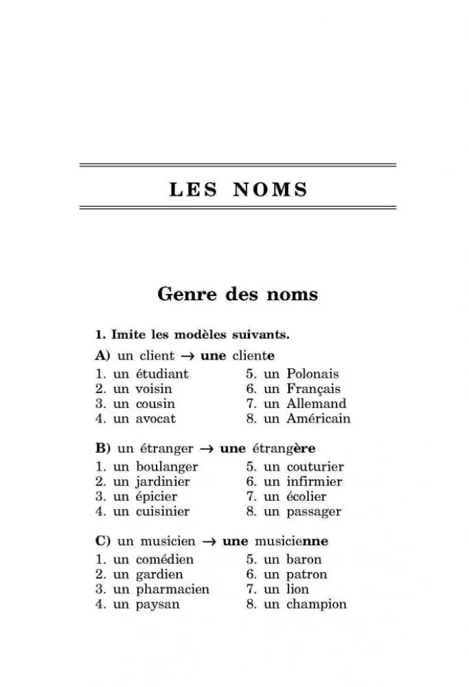 Sammelband von Übungen zur französischen Grammatik für Schüler der Klassen 6-9
