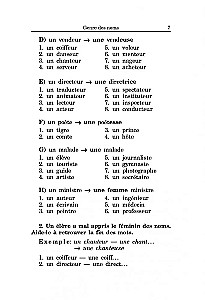 Sammelband von Übungen zur französischen Grammatik für Schüler der Klassen 6-9