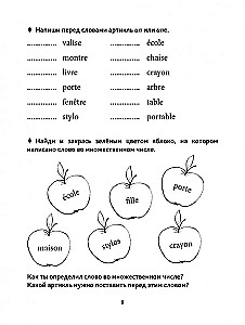 Grammatik der französischen Sprache für Grundschulkinder. 2-3 Klassen