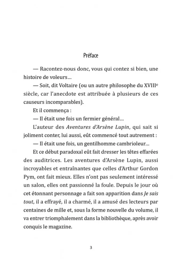 Arsène Lupin, Gentleman-Cambrioleur