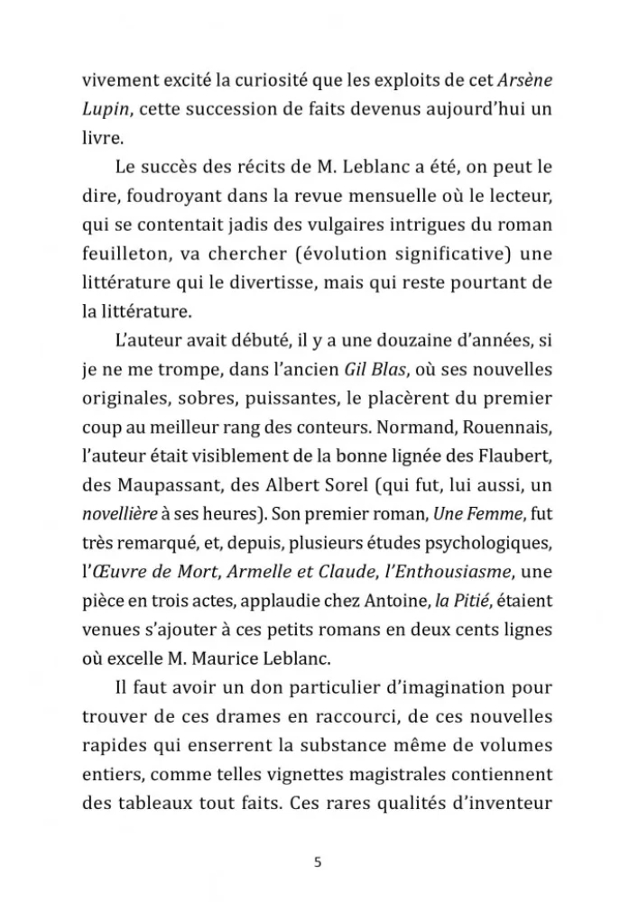 Arsène Lupin, Gentleman-Cambrioleur