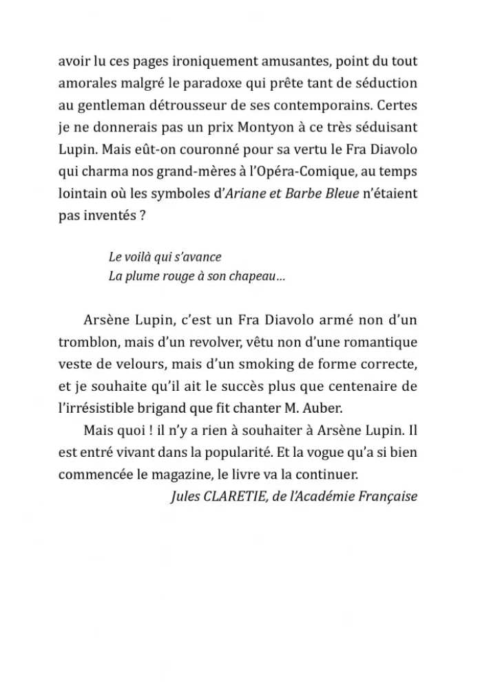 Arsène Lupin, Gentleman-Cambrioleur