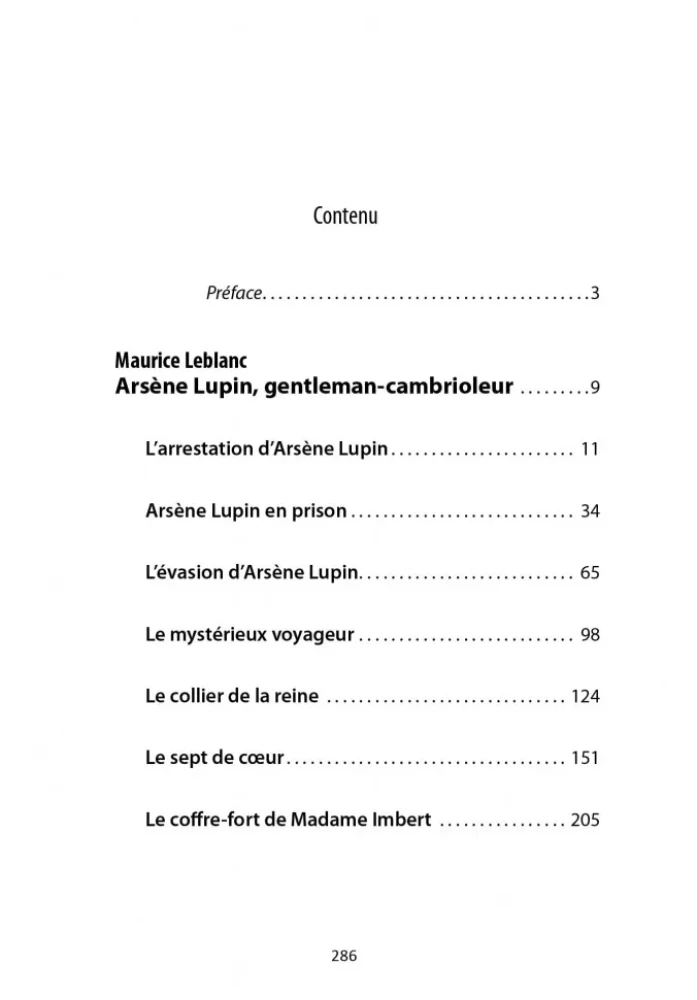 Arsène Lupin, Gentleman-Cambrioleur