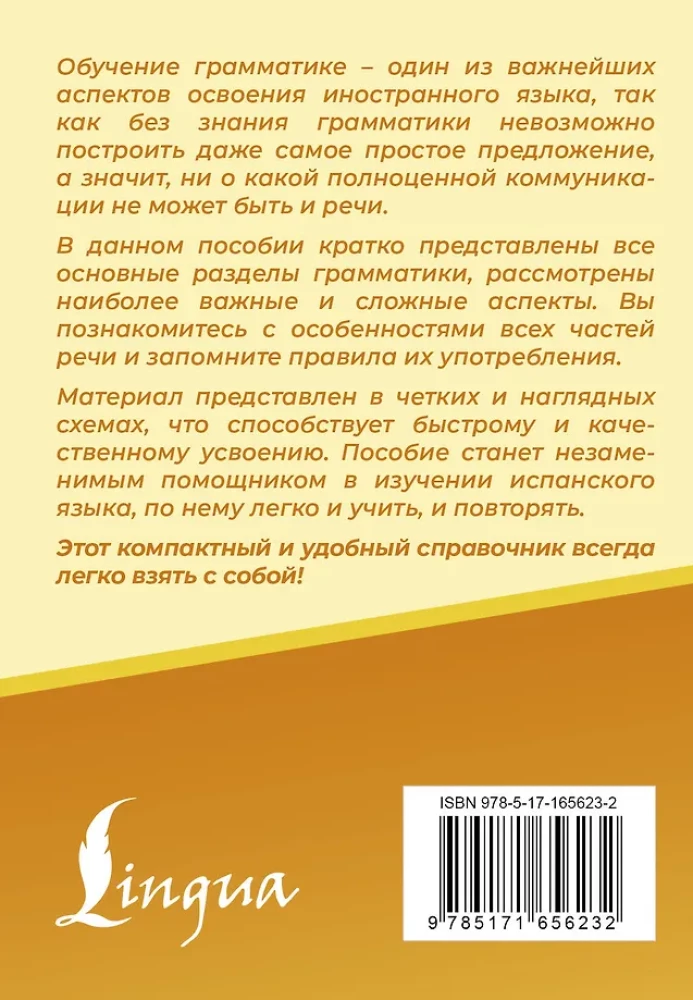 Język hiszpański. Wszystkie zasady w schematach i tabelach. Krótki podręcznik