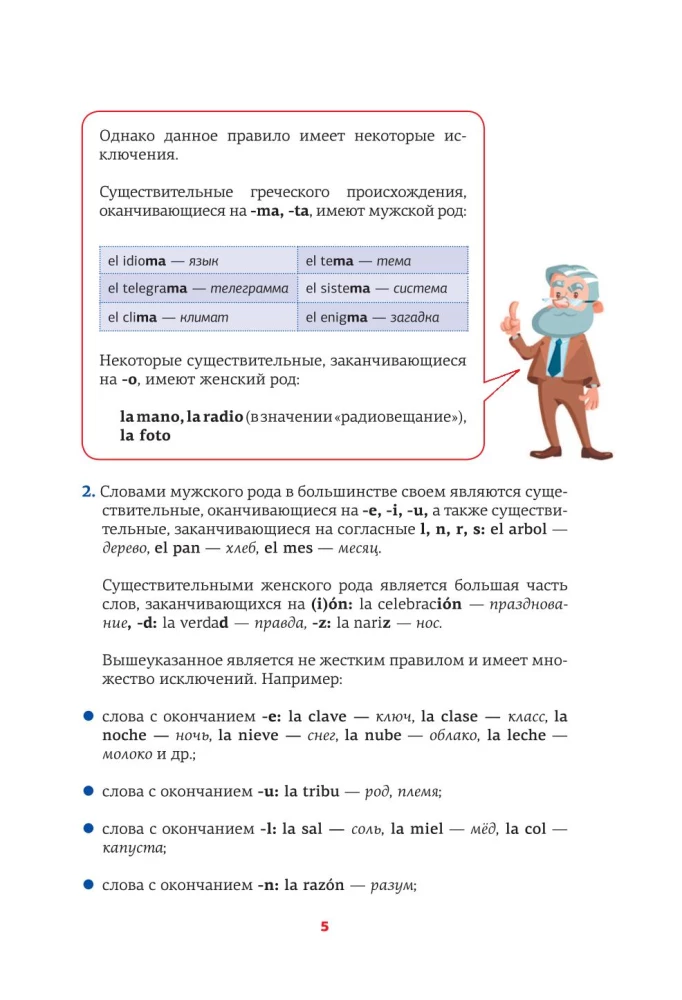 Spanische Grammatik in Grafiken und Tabellen
