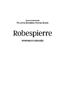 Robespierre. Portrait Against the Background of the Guillotine