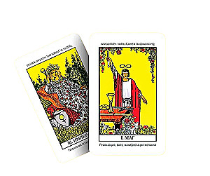 Lehrendes Mini-Tarot von Waite für Anfänger. Bedeutungen der 79 Karten + Anleitung