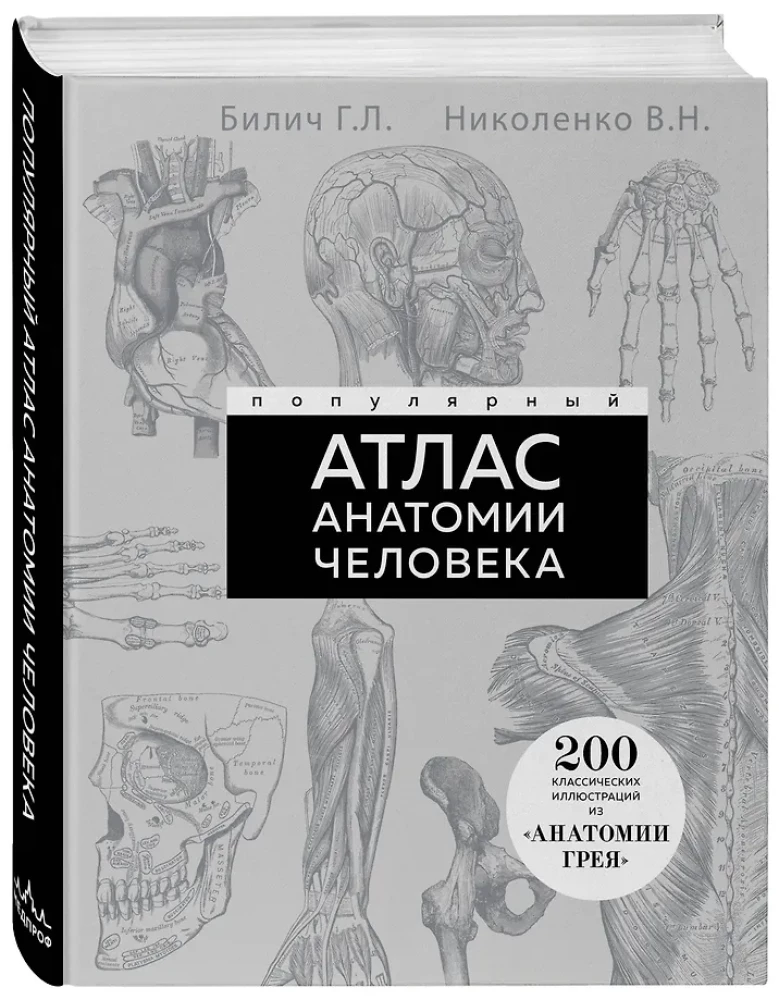 Popular Atlas of Human Anatomy. 200 Classic Illustrations from Gray's Anatomy