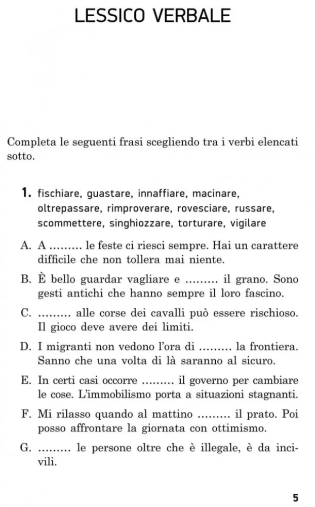 Gramatyka języka włoskiego w ćwiczeniach