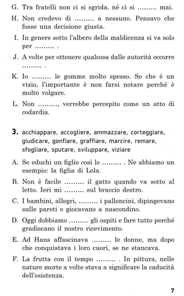 Gramatyka języka włoskiego w ćwiczeniach
