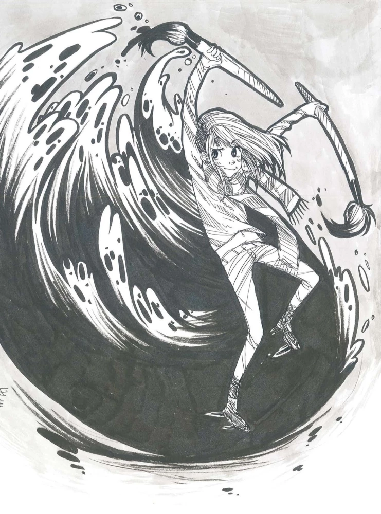 Drawing Characters with Markers. Manga Style Illustrations for Beginners