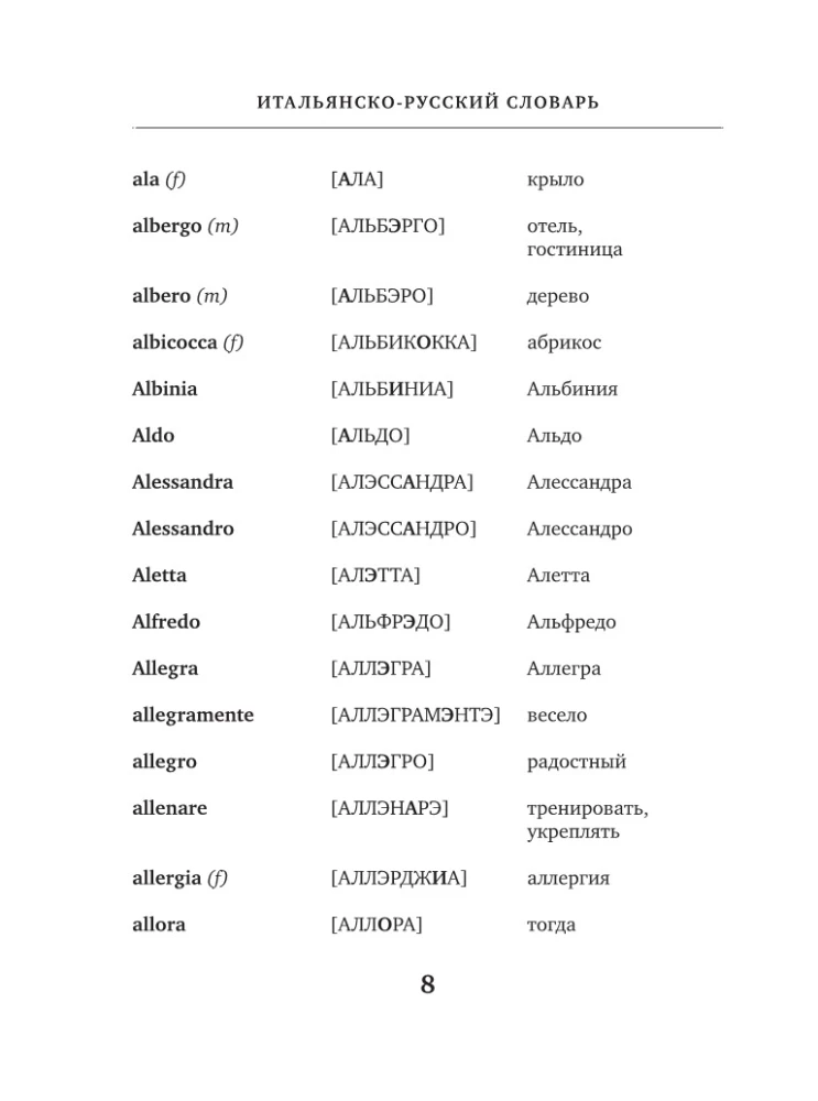 Italienisch-russisches und russisch-italienisches Wörterbuch mit Aussprache