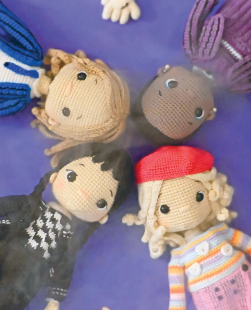 KinoGurumi in the Style of WEDNESDAY. Crocheting Framework Dolls in the Images from the Cult Series!