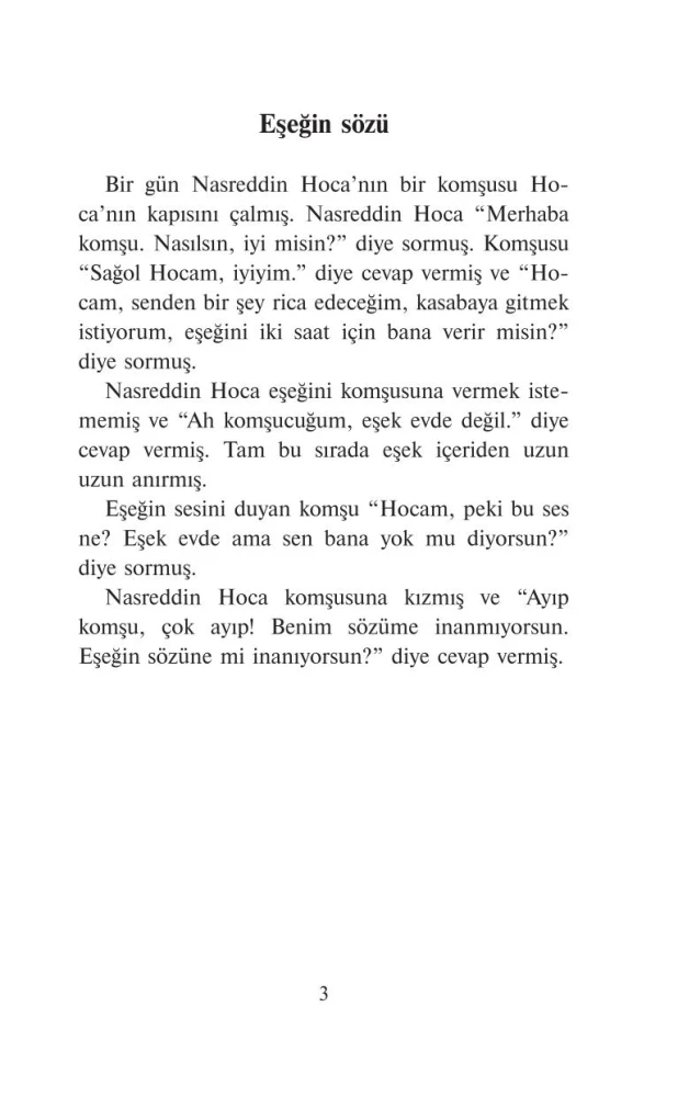 Hodja Nasreddin: Best Fables in Turkish. Level 1