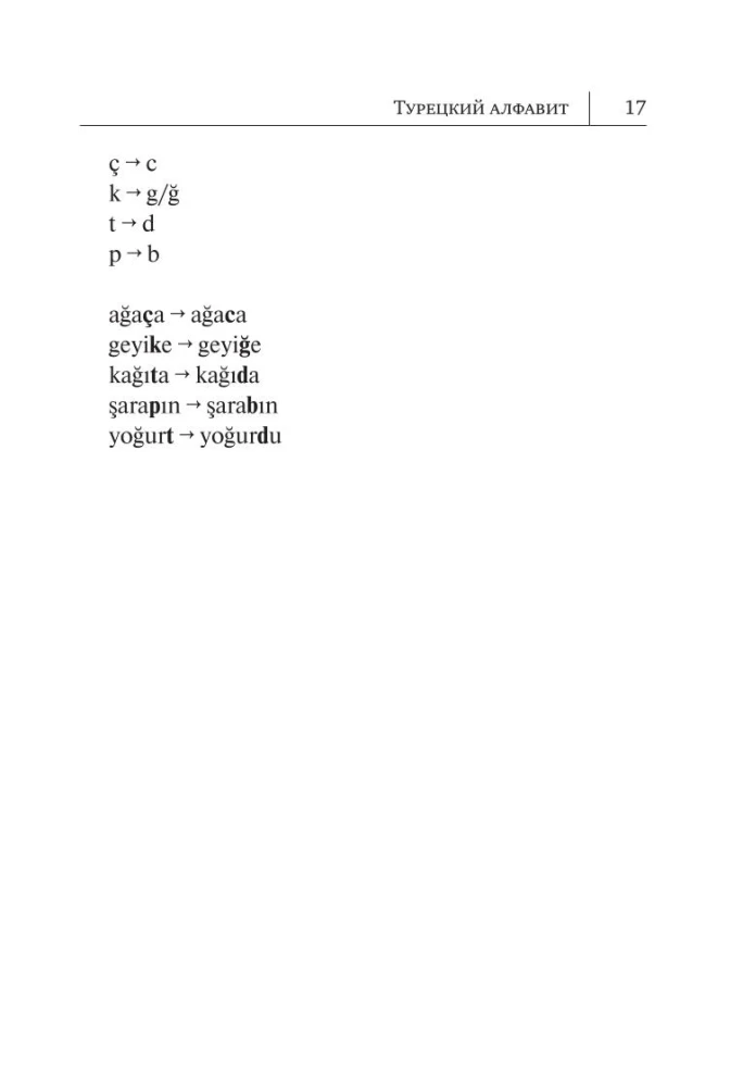 All the Rules of the Turkish Language in Diagrams and Tables
