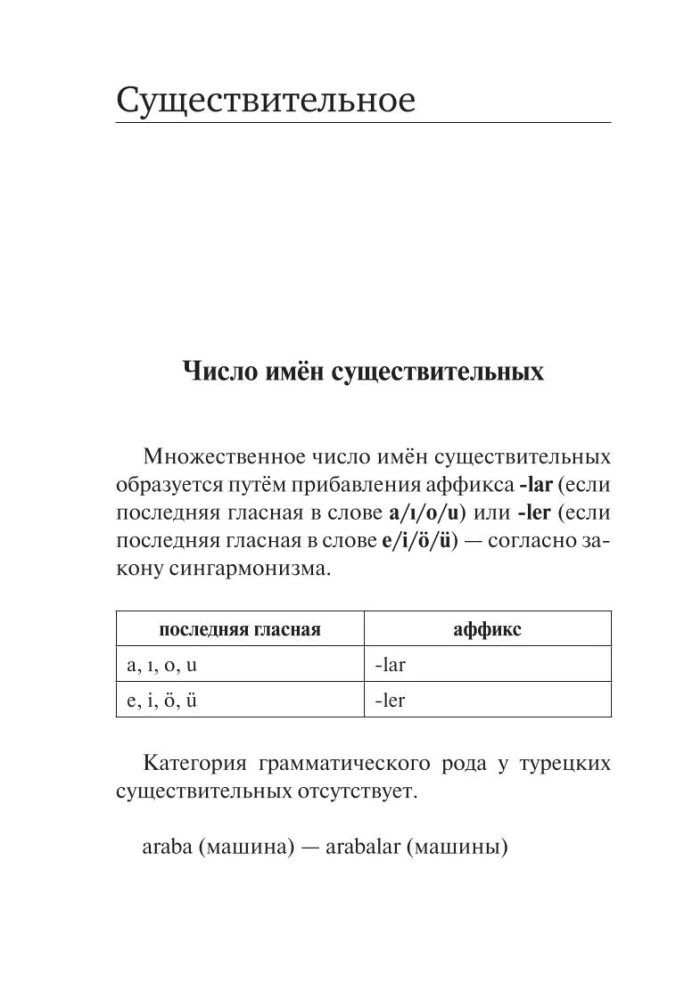 All the Rules of the Turkish Language in Diagrams and Tables