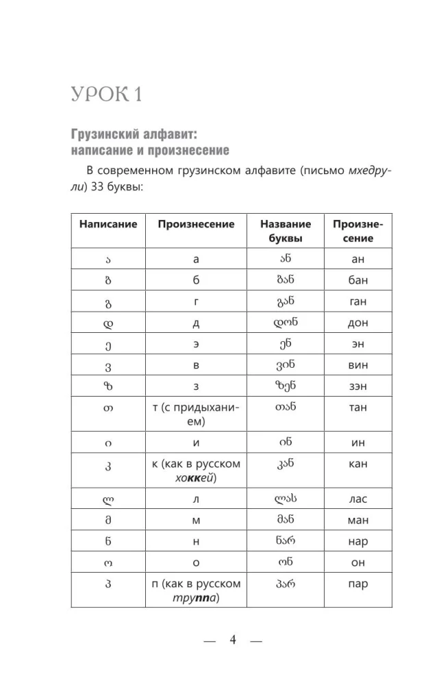 Грузинский с нуля