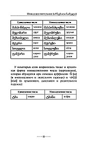 Georgische Grammatik ohne Nachhilfe. Alle Schwierigkeiten in einfachen Diagrammen