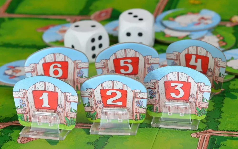 Brettspiel - Schafe einfangen