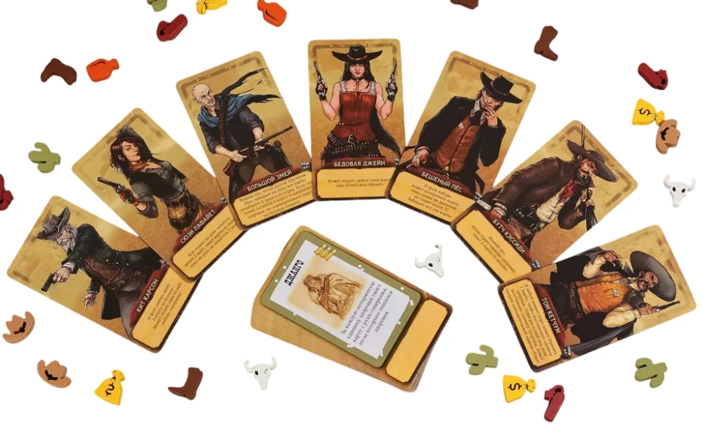 Brettspiel - Bang! Legenden. Erweiterung zum Brettspiel - Bang!